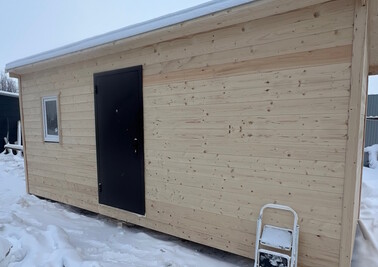 Утепленная бытовка под ключ